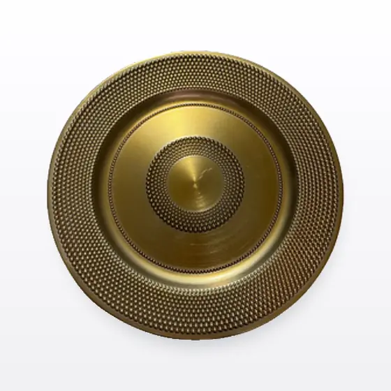 Acrílico Dorado de puntos